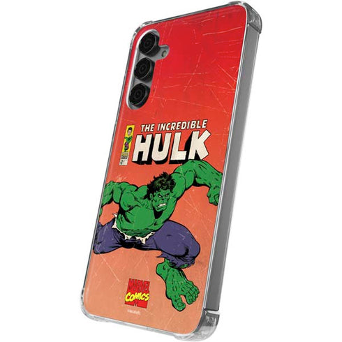 Marvel Classic Comics The Incredible Hulk Galaxy S24 Plus Clear Case